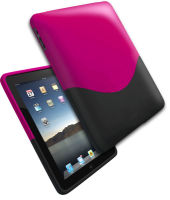 Logo Ifrogz luxe case, pour ipad 1g, rose-noir 15617
