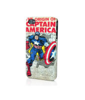 Logo Marvel satin case pour iphone 4-4s, captain america (vintage) 17071