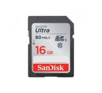 Logo Sandisk carte sdhc ultra class 10 uhs-i - 16go 168775