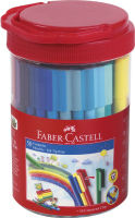 Logo Bote ronde de 50 stylos feutres connector pen - faber-castell  5660587