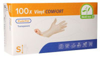 Logo Mediinn gant en vinyle 'comfort' xl, sans poudre,transparent 6493024