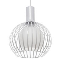 Logo Lampe suspendue carol 1xe27 (sans ampoules)�blanc  - couleur sans ampoule/voir accessoires lm-8902
