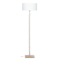 Logo [g-m-fuji/f] base lampadaire fuji bambou 144cm  - abat jour - pas d'�cran