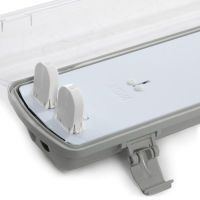 Logo Luminaire �tanche 2x18w electronique  - couleur sans ampoule/voir accessoires ur-v3218mepc-inox