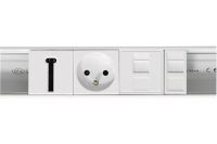 Logo Lot de 3 goulottes logix 45 planetwattohm 50 x 50 1 compartiment - 2 m 753003