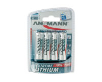 Logo Ansmann extreme lithium mignon aa (fr6), 1,5v, blister de 2 18005420