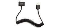 Logo Griffin cble spirale usb-dock pour iphone, ipod, ipad, noir 16089