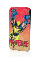 Logo Marvel satin case pour iphone 4-4s, wolverine (vintage) 17541