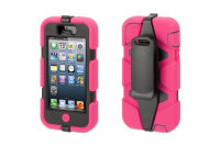 Logo Griffin survivor pour iphone 5, rose-noir-noir 17422