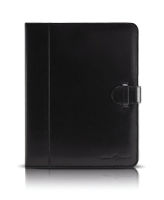 Logo Joseph abboud trenton leather swivel folio pour ipad 4, 3 & 2, noir 17777