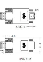 Logo Unibrain firewire 800 cble, 9 pin - 9 pin,  verrouillage  vis (m-m), 10 m 17868