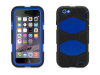 Logo Griffin survivor tout-terrain pour iphone 6, noir-bleu 18489