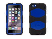 Logo Griffin survivor all-terrain pour iphone 6 plus, noir-bleu 18491