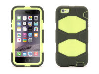 Logo Griffin survivor all-terrain pour iphone 6 plus, noir-citron 18492