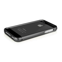 Logo Macally rimguard alu, bordure alu de protection pour iphone 5-5s (bumper), noir 18538