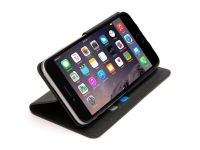 Logo Griffin wallet case, tui follio pour iphone 6 plus, noir 18539