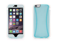 Logo Griffin survivor slim, pour iphone 6 plus, bleu transparent 18540
