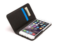 Logo Griffin wallet case, tui folio pour iphone 6, noir 18558