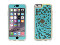Logo Griffin identity performance, etui rigide pour iphone 6 plus, fleur turquoise 18557
