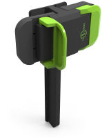 Logo Ten1 mountie, clip & mount for ipad air / iphone on a macbook or imac, black and green 18635