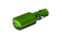 Logo Ifrogz voltz luxe, chargeur voiture usb, vert 15222