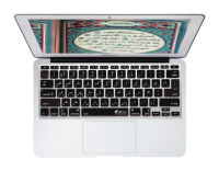 Logo Kb covers, revtement clavier arabe qwerty iso pour macbook air 11
