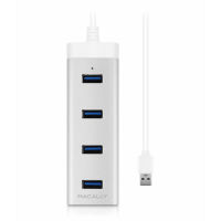 Logo Macally u3hub, usb 3.0 4-port hub, aluminium 18567