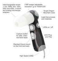 Logo Proscope hr2 base only, usb2.0 microscope w/o lens, rohs 17026