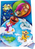 Logo Puzzle géant «tour du monde» 1476