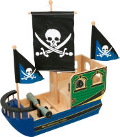 Logo Bateau de pirate tte de mort 1163