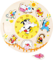 Logo Horloge ducative et puzzle animaux 10083