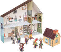 Logo Maison de poupe en carton 