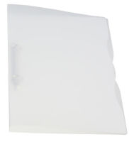 Logo Dataplus classeur � anneaux trend, pp, a4, rouge transparent 5227138