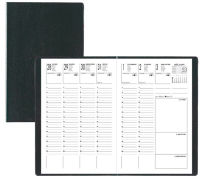 Logo Lecas agenda semainier classique 2019, 210 x 270 mm, noir 74000216