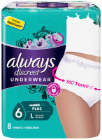 Logo Always discreet culotte pour incontinence plus l 6430546