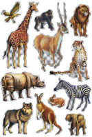 Logo Herma sticker magic 'tiere afrikas', prismaticfolie 6503504