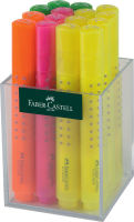 Logo Faber-castell surligneur grip marker textliner, dans un pot 5660406