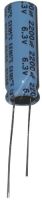 Logo 2200uf-6,3v condo radial 105�c, 10x25mm. low-impedance -yag rohs-conform 8045184