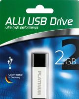 Logo Alu-usb usb-stick usb2.0 drive platinum f95852
