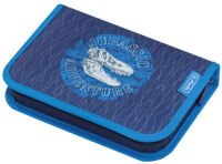 Logo Herlitz etui scolaire 'blue dino', en polyester 50014385