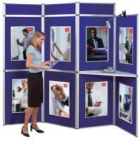 Logo Nobo stand pliable propanel, 8 surfaces de pr�sentation 5533805