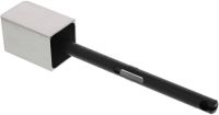 Logo Bouton levos acier inoxydable bross aspect brillant 116982