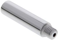 Logo Levier bton chrome court 35 mm rev05 kp, chrom 123252