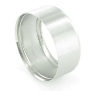 Logo Bouchon cartouche linee acier inoxydable bross aspect mat av 119595