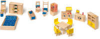 Logo Meubles pour maison de poupes, kit 7218