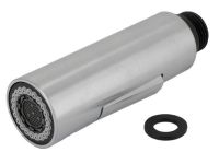 Logo Poigne douchette avec joint finish acier inoxydable nf, surface mtallique, finish inox, haute pression 119394