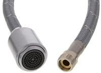Logo Douchette + flexible filo-s finish acier inoxydable complte nf, silgranit-look, finish inox, haute pression 139676