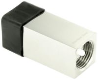 Logo Corps inf�rieur distributeur de d�tergent acier inoxydable bross� aspect brillant mz 119044