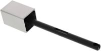 Logo Bouton quadris acier inoxydable bross� aspect brillant 116979