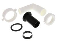Logo Tubes angulaire trop-plein �=30 x 168 mm x1,5